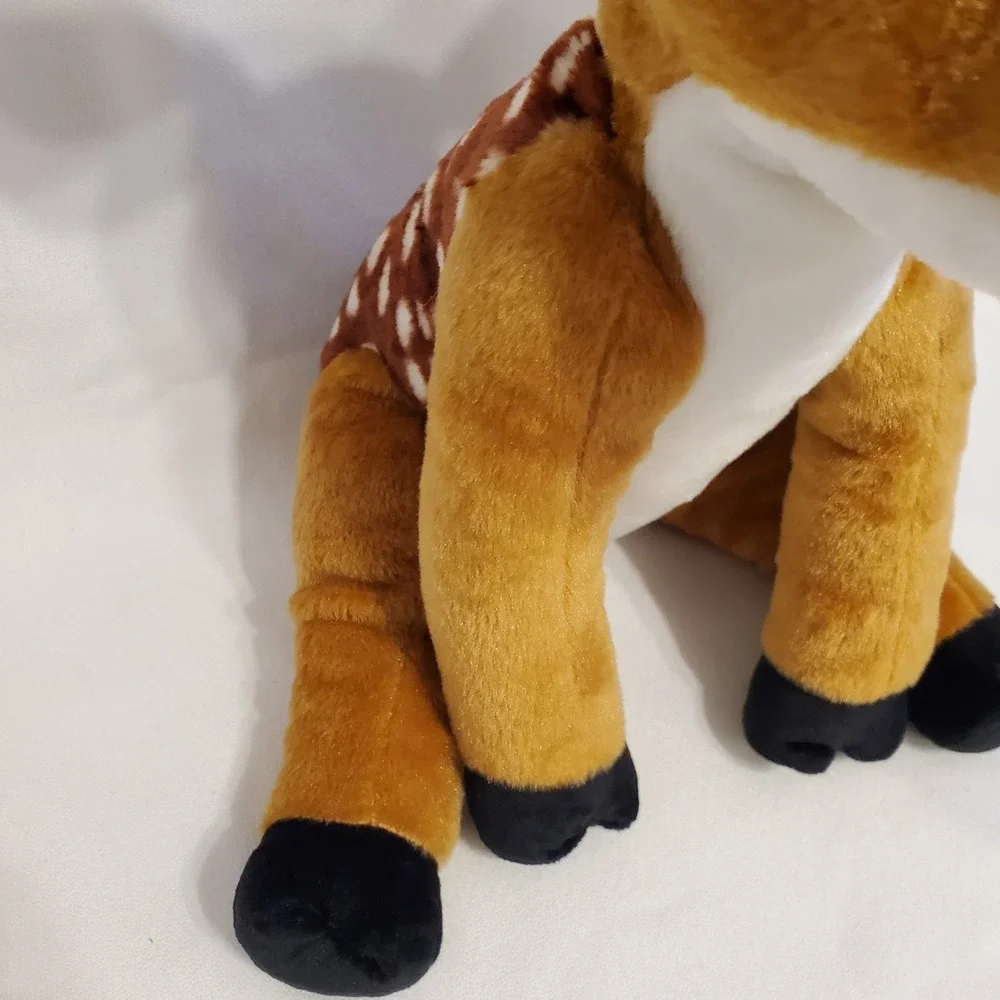 Wild Republic Plush Fawn Deer Stuffed Animal Brown White Spots